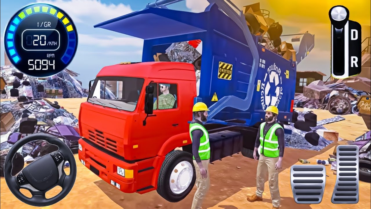 Real Garbage Truck Simulator 2026 - Extreme City Driving Challenge -Android Gameplay