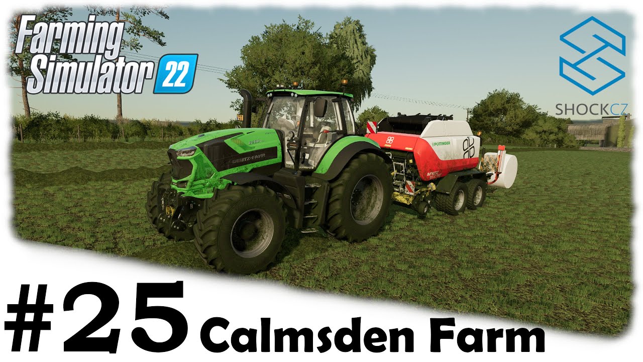 ZPRACOVÁNÍ LUK | Farming Simulator 22 | #25 | Calmsden Farm