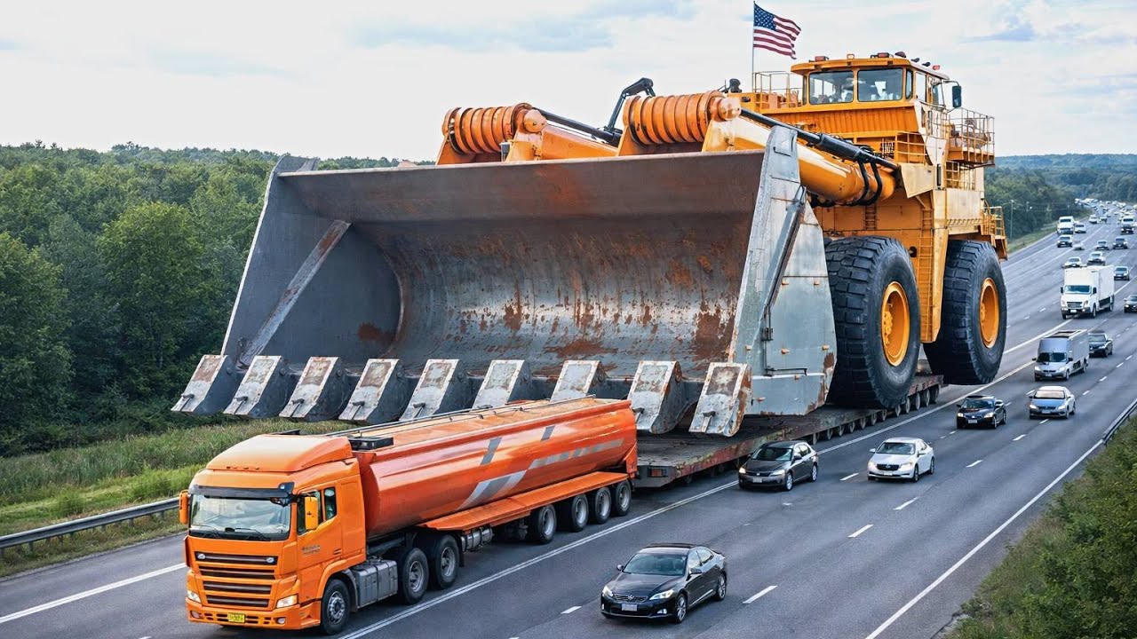 Insane Oversize Transport Skills | Giant Heavy Machines on the Edge