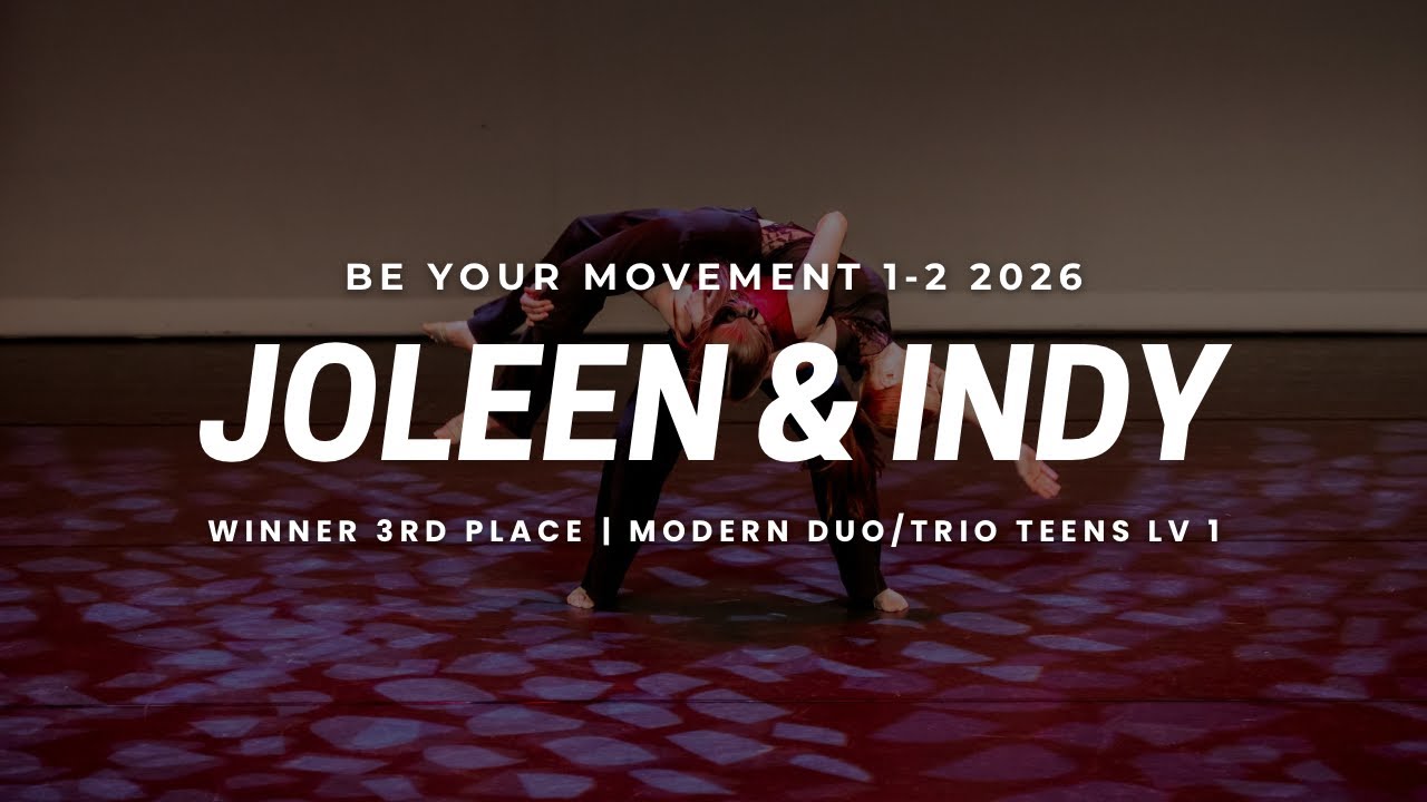 Joleen & Indy | 3rd place | Modern Duo/Trio Teens LV 1 | BYM 1-2-2026 Oosterhout