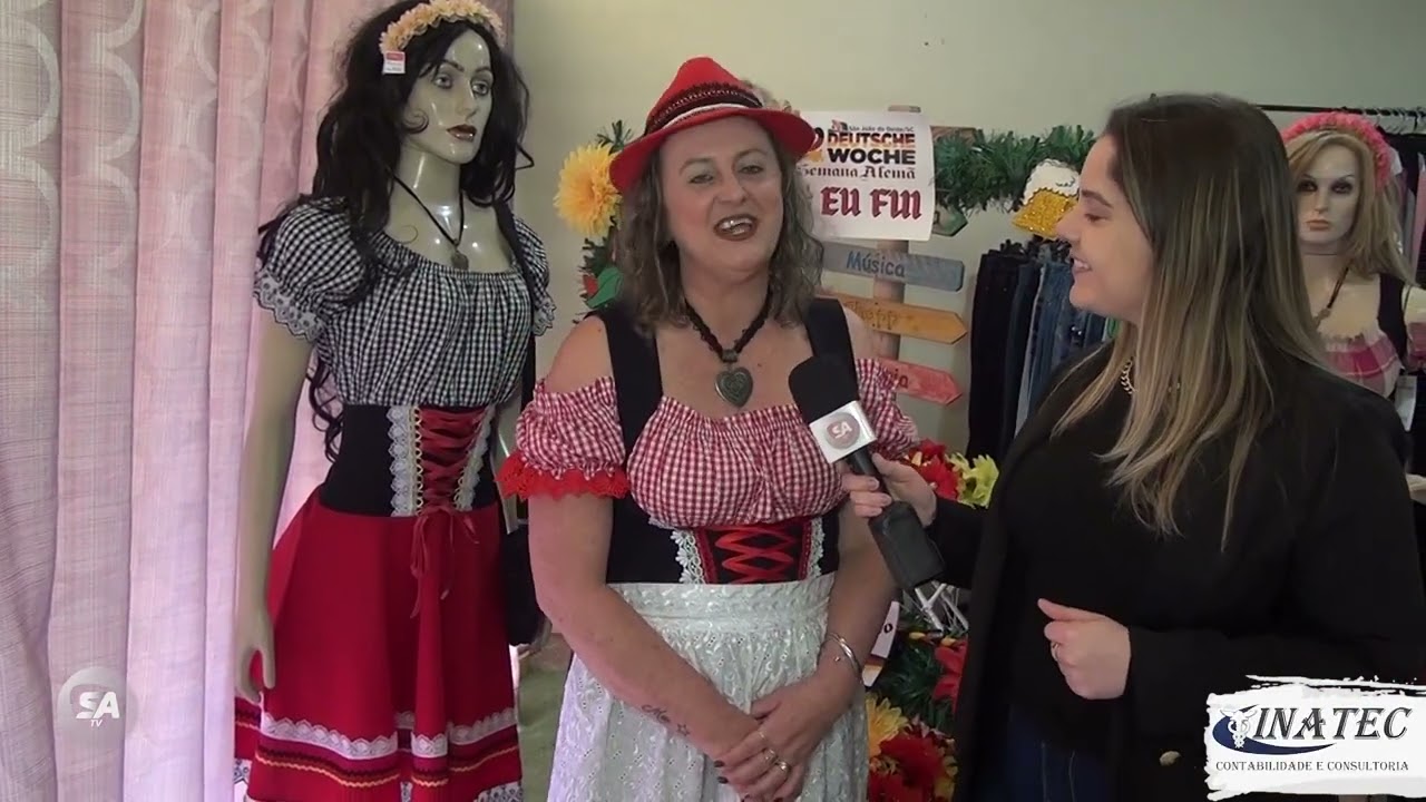 Trajes típicos - destaque da cultura alemã em São João do Oeste