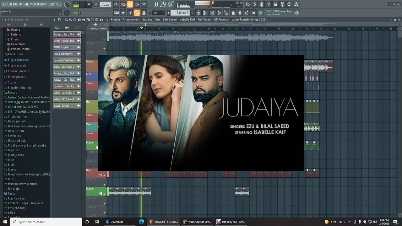 Judaiya Bilal Saeed Karaoke | Instrumental | Ezu | Isabelle Kaif