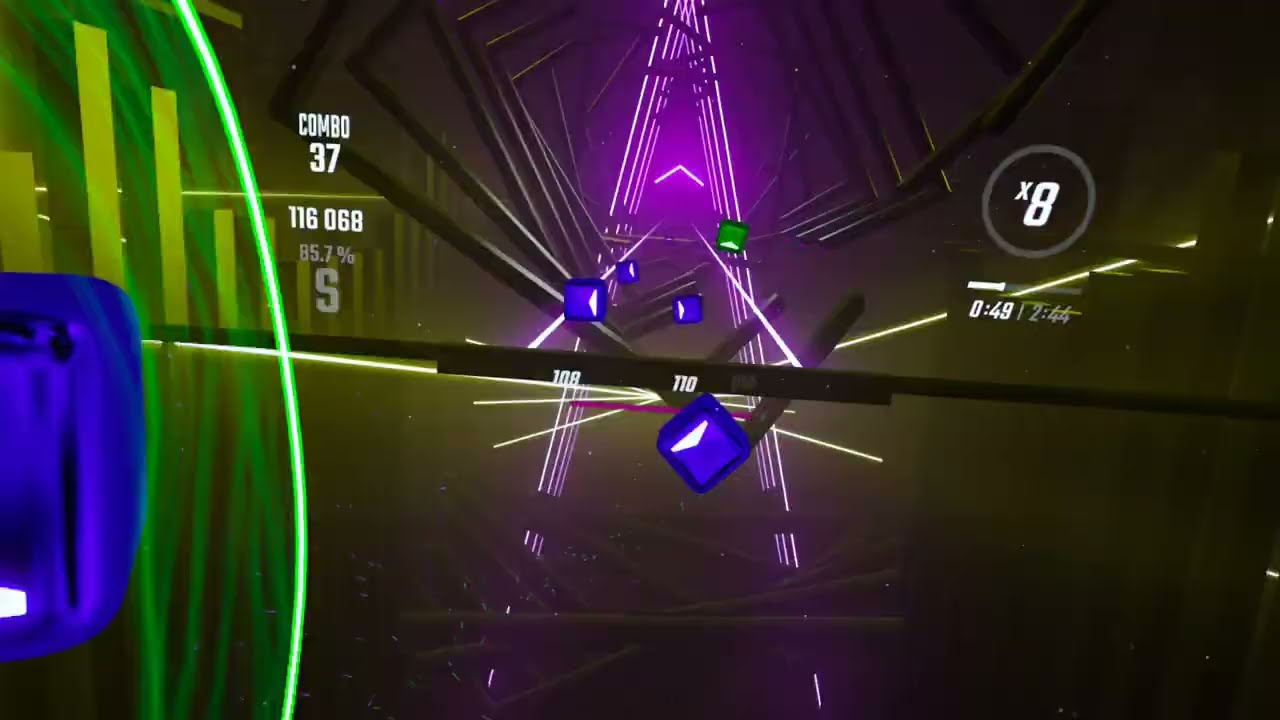 WHY CANT I HIT THIS BLOCK!?!?!? | Up & Down | Beat Saber
