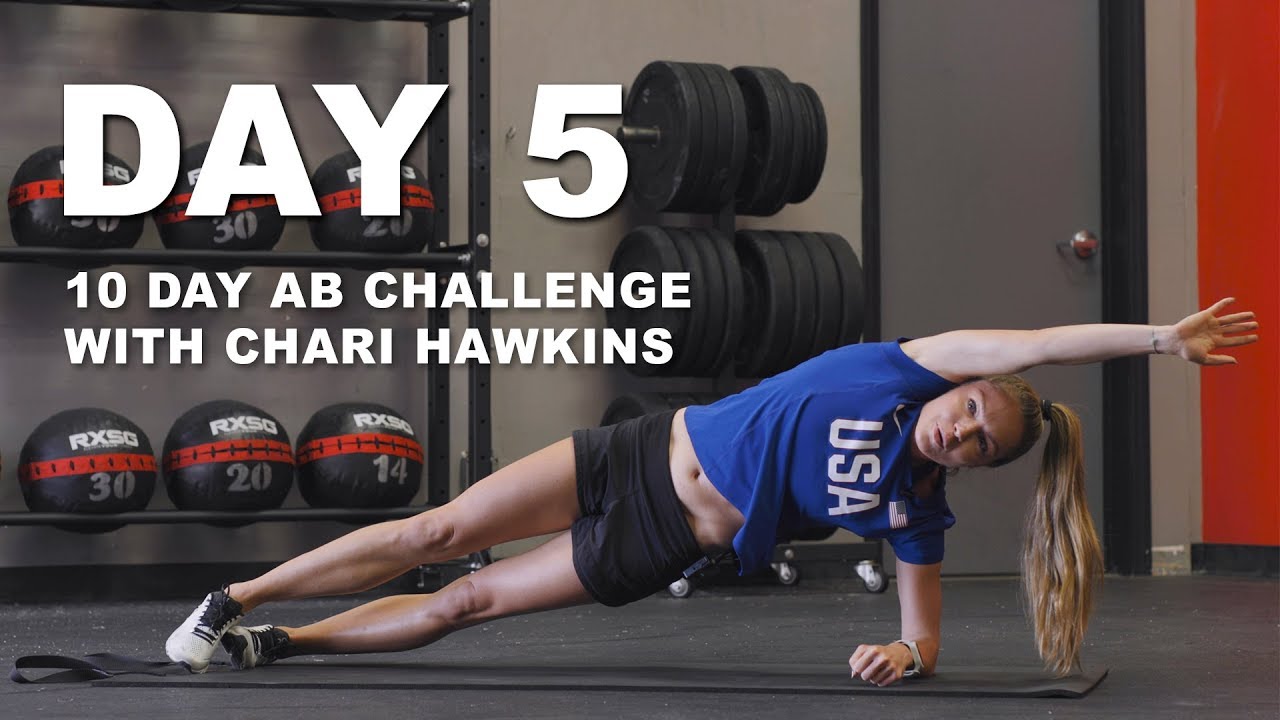10 DAY AB CHALLENGE WITH TEAM USA ATHLETE CHARI HAWKINS - DAY 5