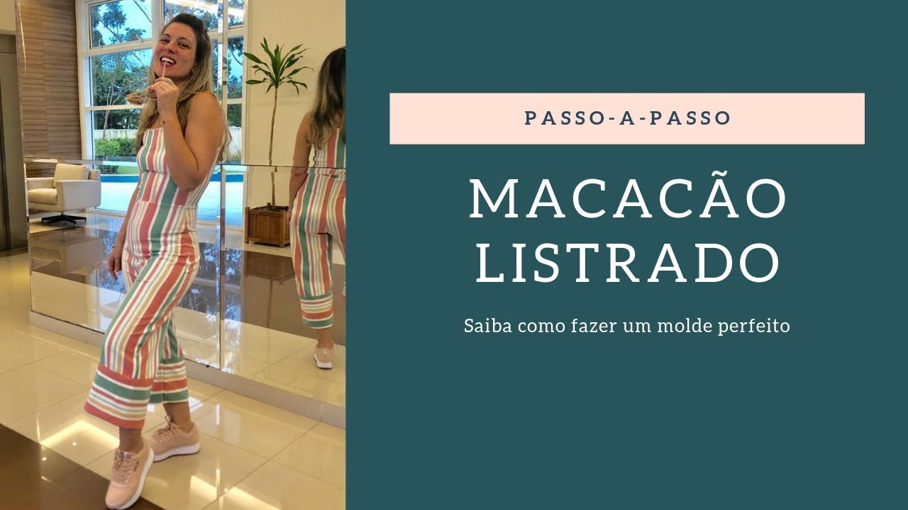 Macacão Listrado
