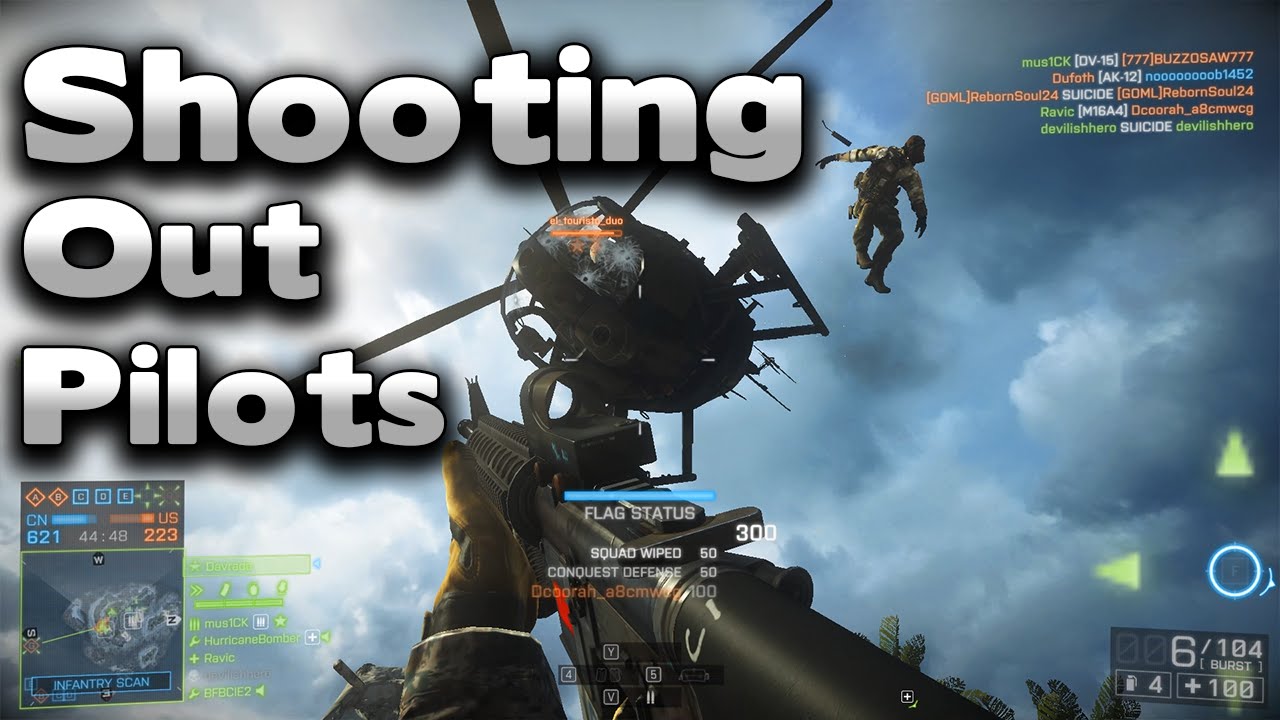 Battlefield 4 Shooting Out Pilots