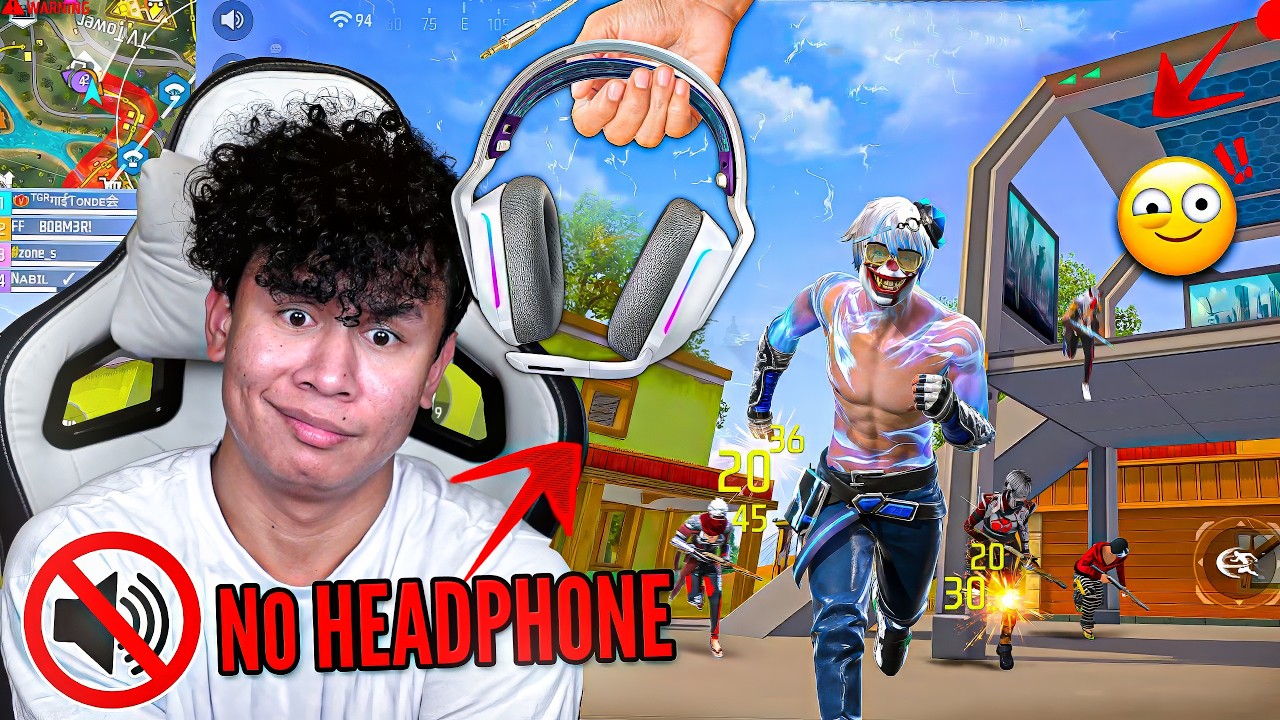 Kya Hoga ? 🤔 If i Play Free Fire with No Sound - Tonde Gamer
