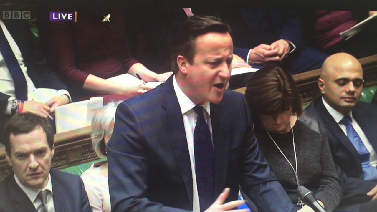 David Cameron dismisses Survation public polling showing public caution on military action in Syria.
