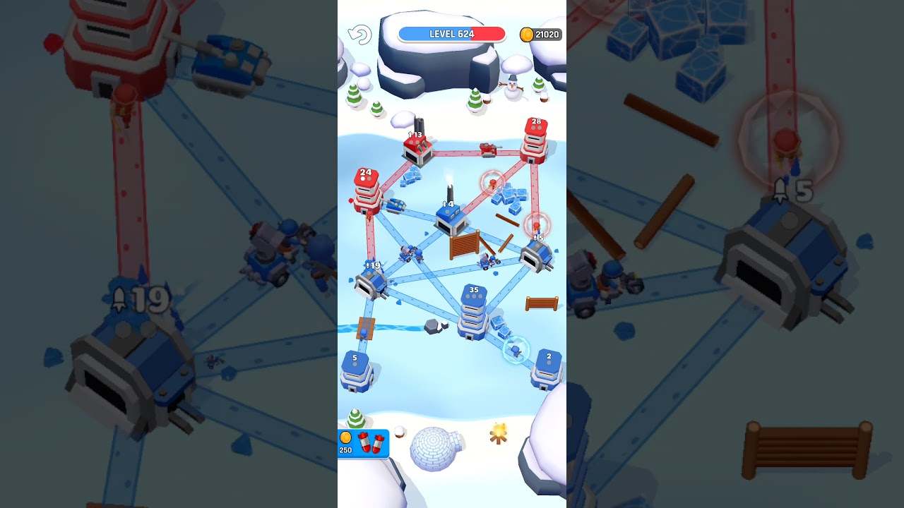Game Tower War Level 624 - Offline Game | 