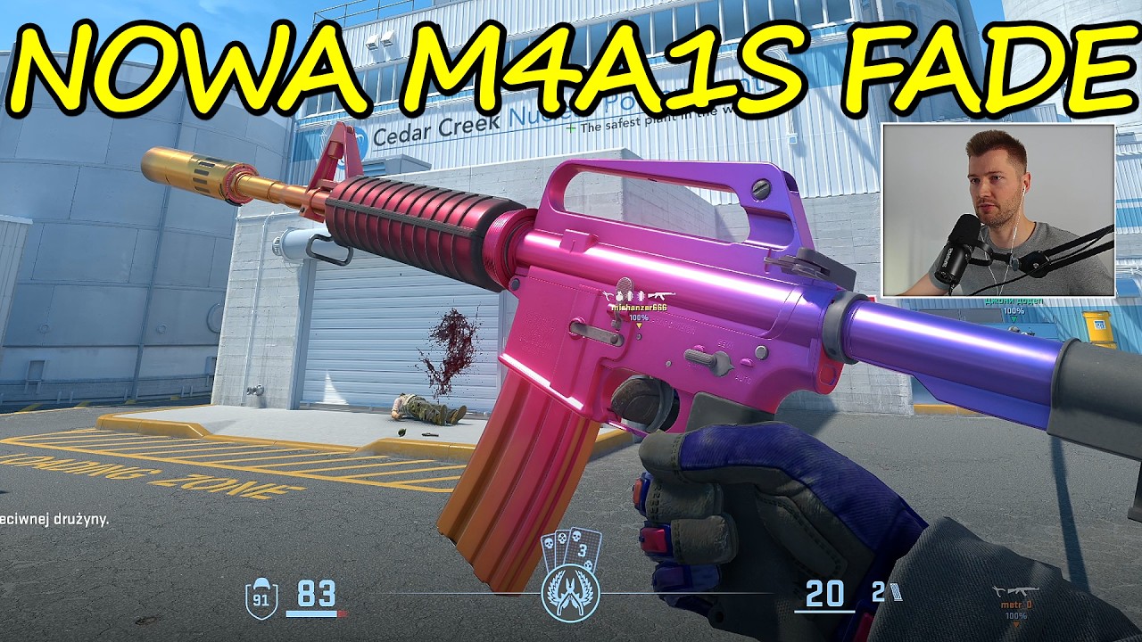 MOJA NOWA M4A1S GRADIENT W AKCJI! | Mervo