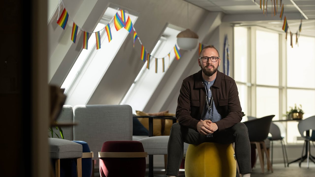 Steffen jobber med barnehage og opplæring hos Statsforvalteren
