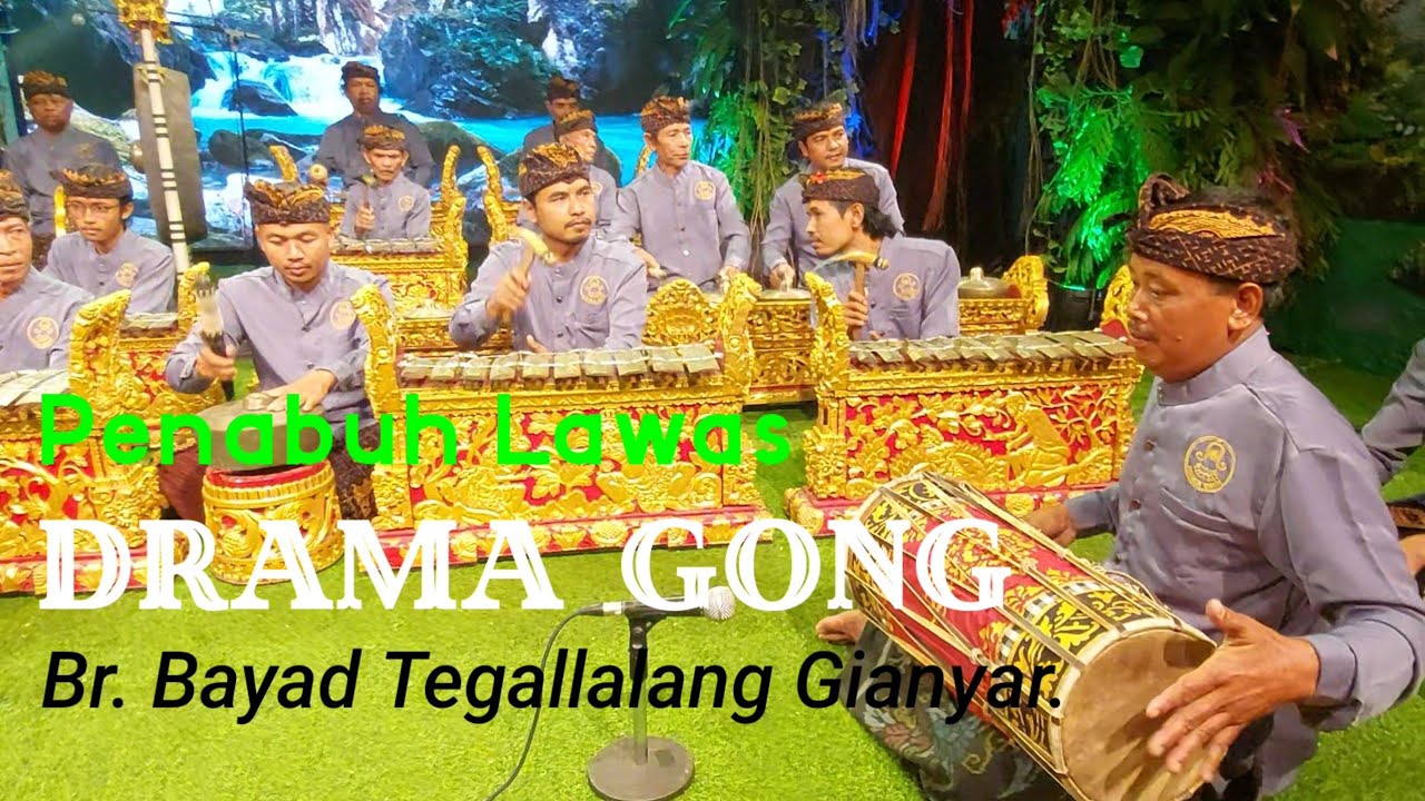 Penabuh Lawas,,, Drama Gong Banjar Bayad Tegallalang Gianyar Bali.