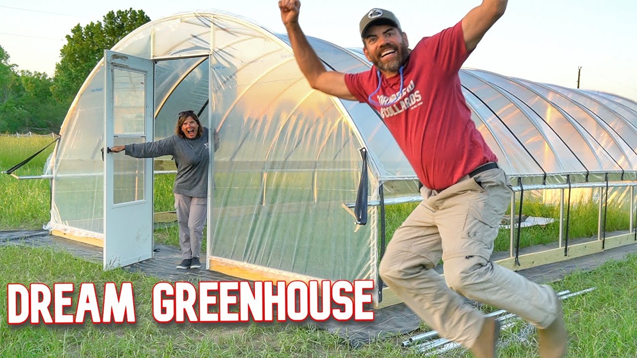 Building Our Dream Greenhouse!!! Never Thought this Day Would Come!