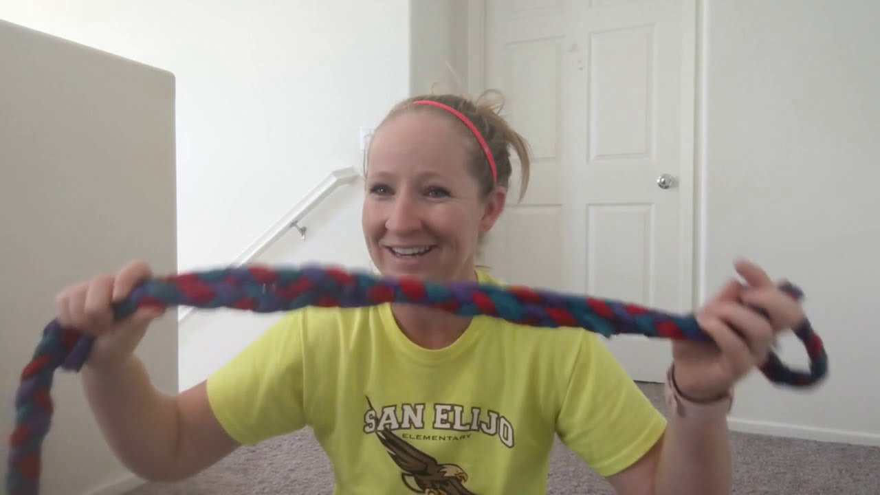 DIY Jump Rope out of old T-shirts