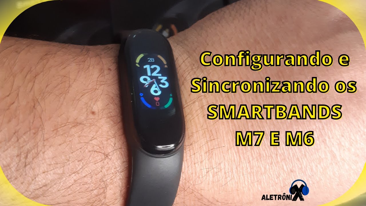 Como configurar e sincronizar o Smartband M7 e Smartband M6 App FitPro - Smartband M7 2022 série 7