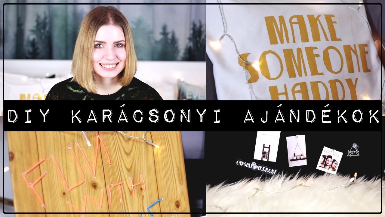 15 DIY karácsonyi ajándék 🎄 2017 | HeyJulie
