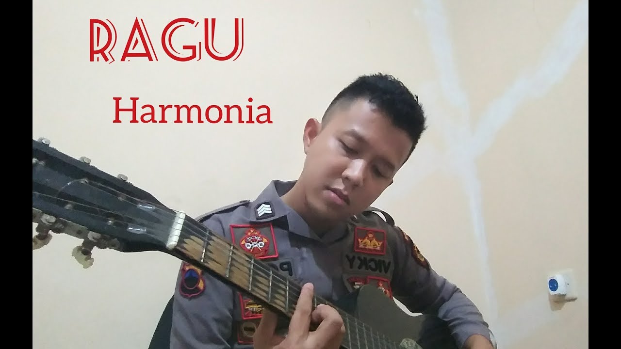 HARMONIA - RAGU (cover akustik by :  vicky z33ronine) chord/ kunci gitar