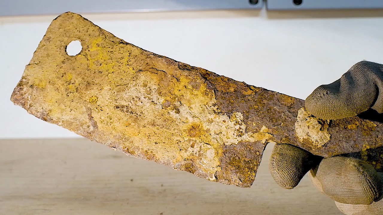 Restoration Antique Very Rusty Cleaver