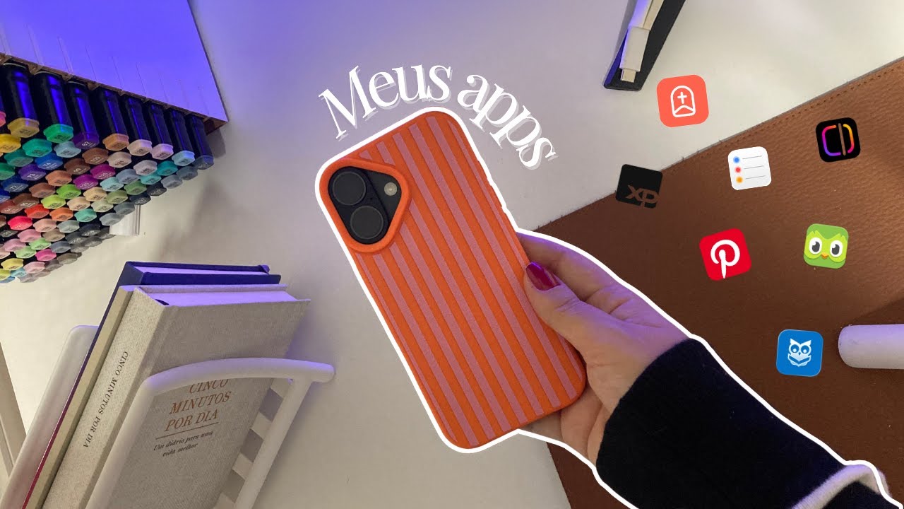 COMO ORGANIZO MEU IPHONE 17 + APPS QUE USO TODOS OS DIAS 📱