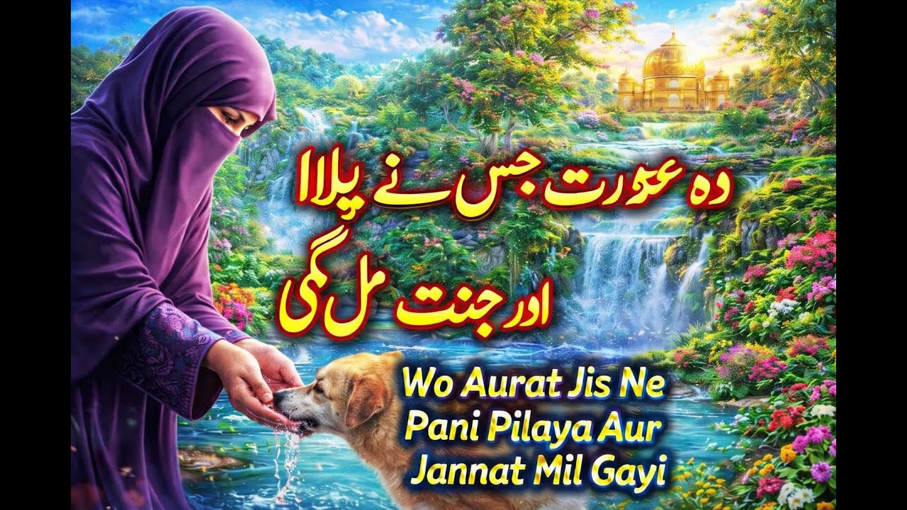 Woh Aurat Jis Ne Pani Pilaya Aur Jannat Mil Gai | Heart Touching Islamic Story#islamicvideo