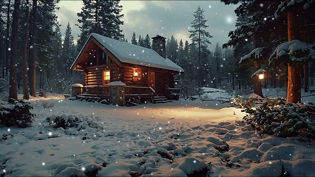 Gentle Piano for Relaxation 🎹 Cozy Winter Night Background Music