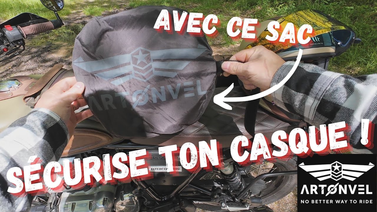 Sac à Casque Sécurisé @Artonvel  fini la galère!! C'est une pépite!😍 +bonus🔥