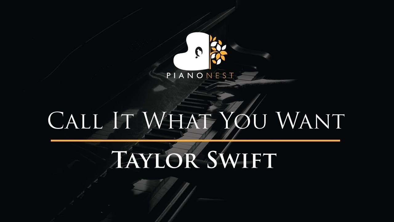 Taylor Swift - Call It What You Want - Piano Karaoke / Sing Along / Cover with Lyrics