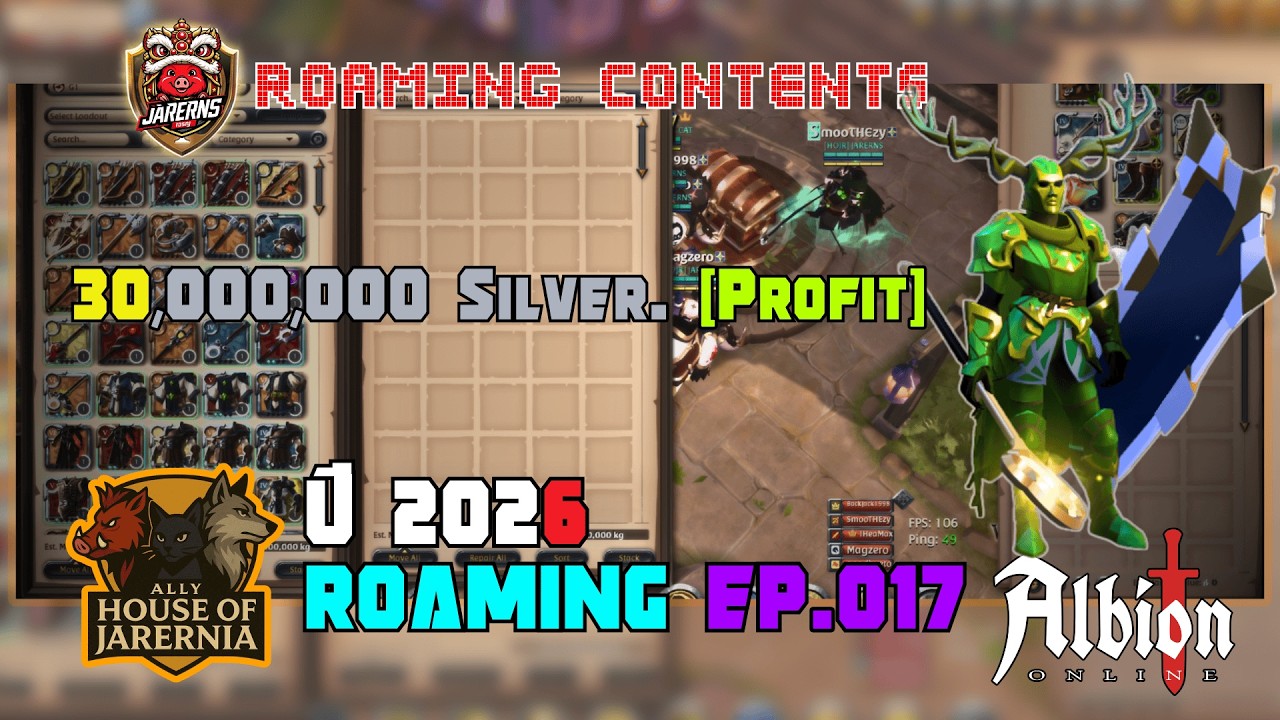 ROAMING EP.017 สามสิบล้านเลยเหรอพี่ #games #2026 #albiononline #blackregion #roamingalbiononline