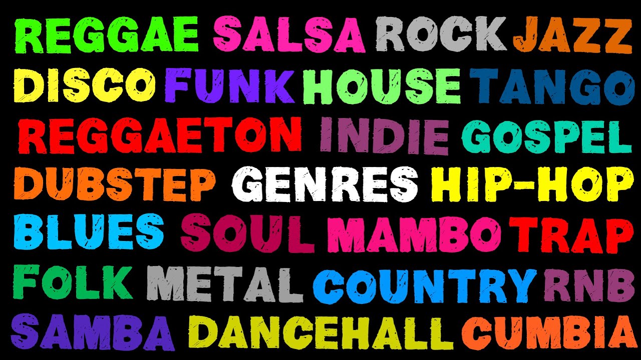 The Names of The Music Genres