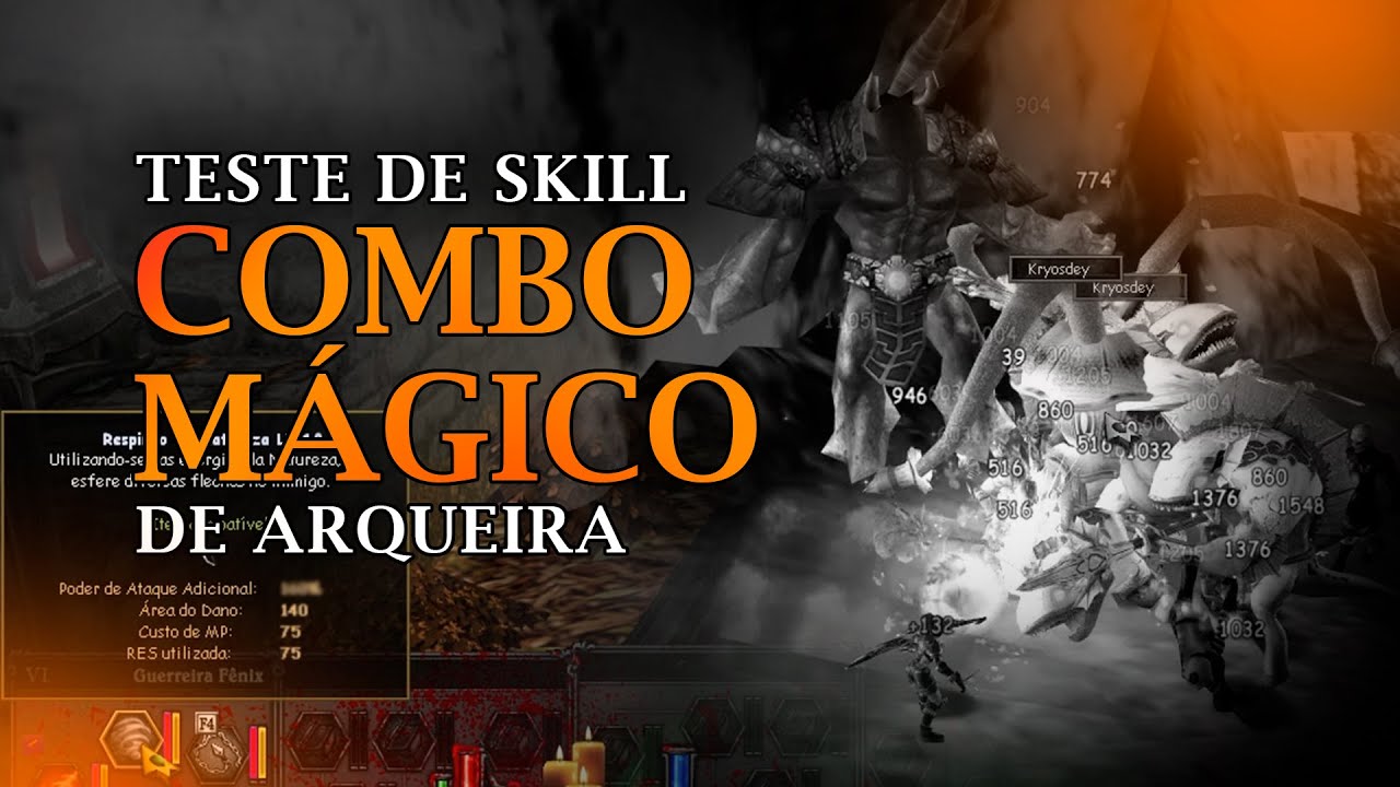 Testei uma NOVA BUILD de Arqueira | Combo pra Up M&aacute;gico #pristontale #arqueira