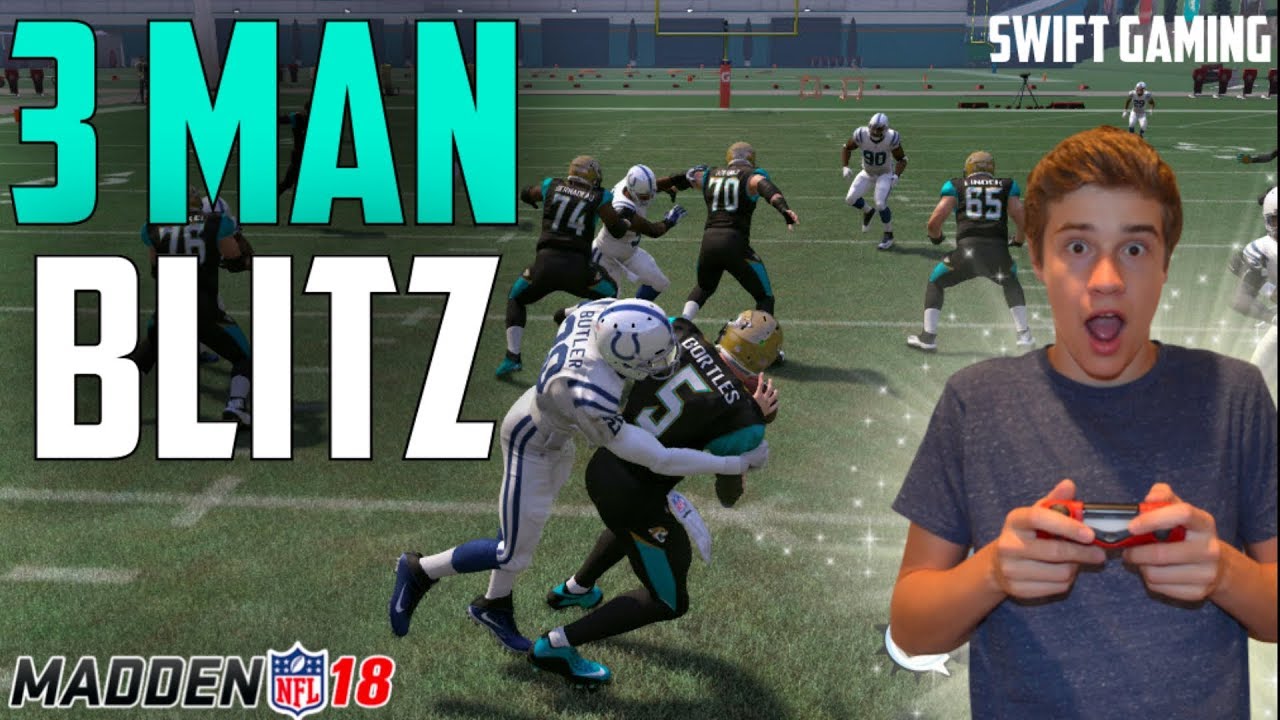 INSANE 3 MAN GLITCH BLITZ IN MADDEN 18!! | BEST UNBLOCKABLE NANO BLITZ IN MADDEN 18 | MADDEN 18 NANO