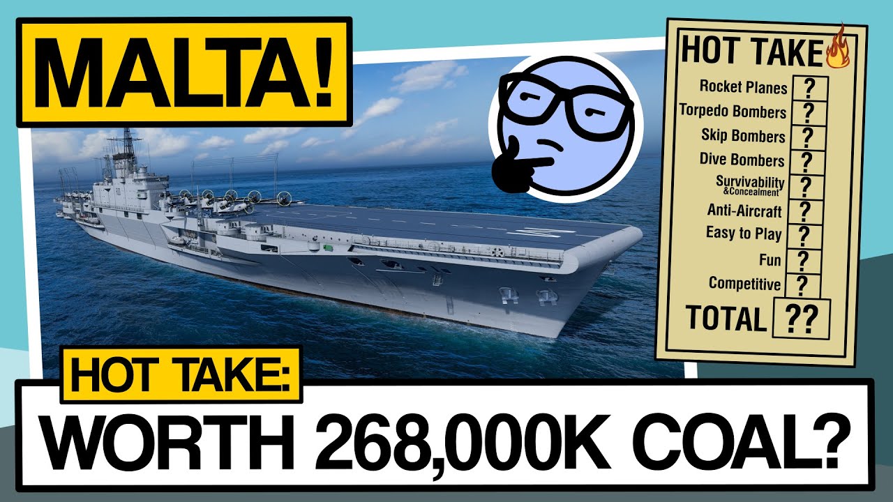 Malta, the Most Accessible CV in WOWS - World of Warships - Clyde Plays Hot Take - E004