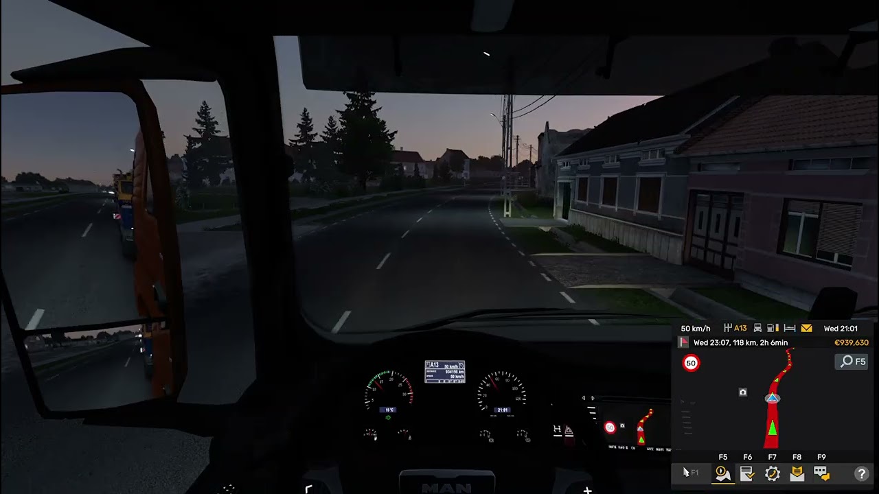 Heavy Duty Romania Haul Mobile Crane Transport with MAN Euro Truck Simulator 2 🏗️🚚№3