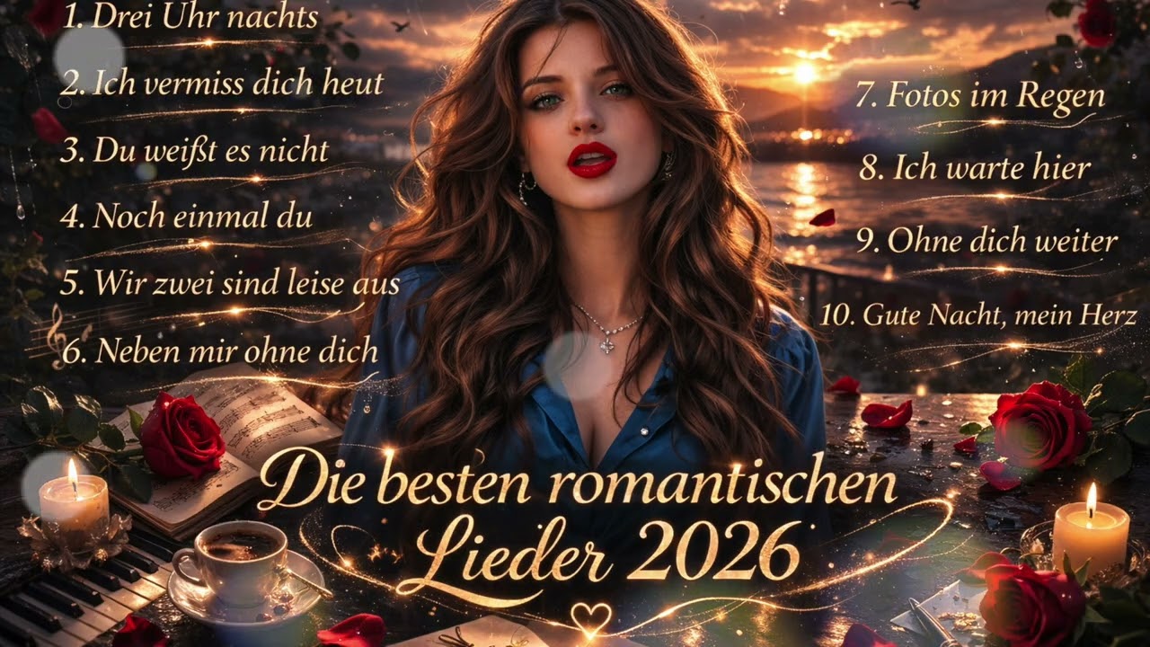 Die besten romantischen Lieder ❤️ Deutsche Liebeslieder zum Weinen & Entspannen
