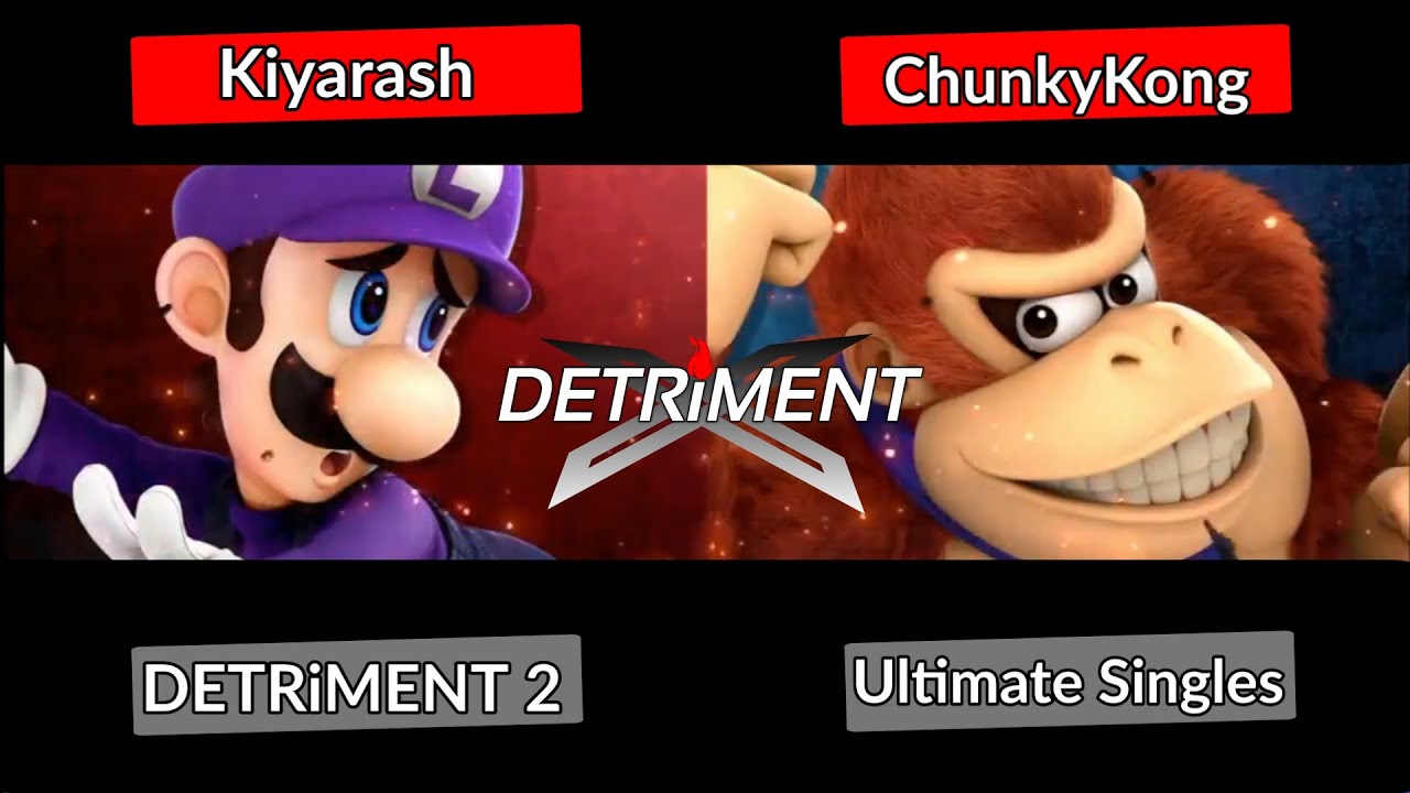 DETRiMENT 2 - Kiyarash (Luigi) vs ChunkyKong (Donkey Kong) | Smash Ultimate ssbu