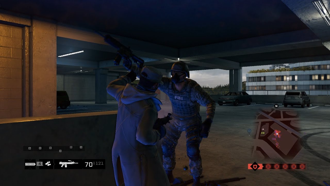 Watch Dogs SWAT Police FBI Shootout & Combat + Epic 5 Star Wanted Level Escape