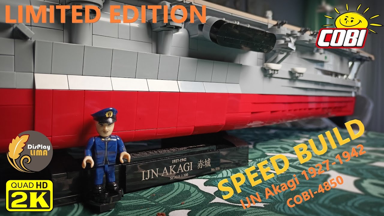 LIMITED EDITION - IJN Akagi 1927-1942 🛥️🛥️ COBI 4850 (Speed Build Review) 😍 @DisPlayLIMA