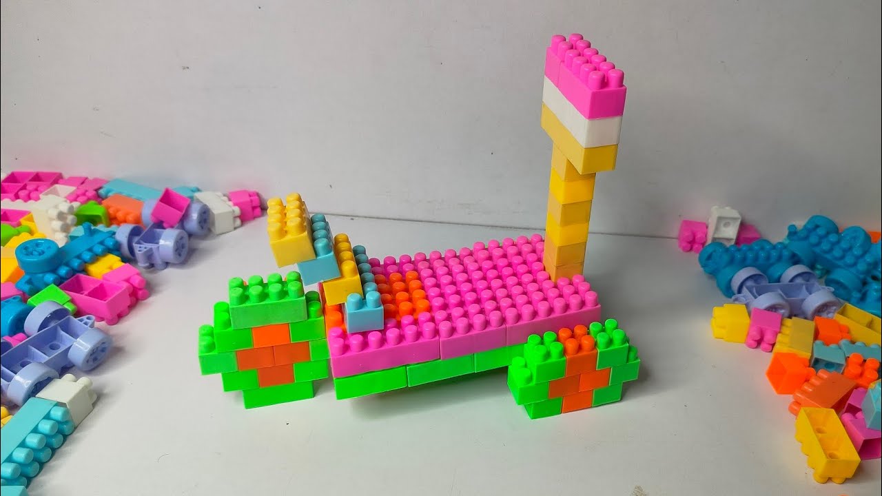 Satisfying DIY Blocks Scooter/ ASMR/ Building Blocks/ Blocks Game/ Building Blocks fun.