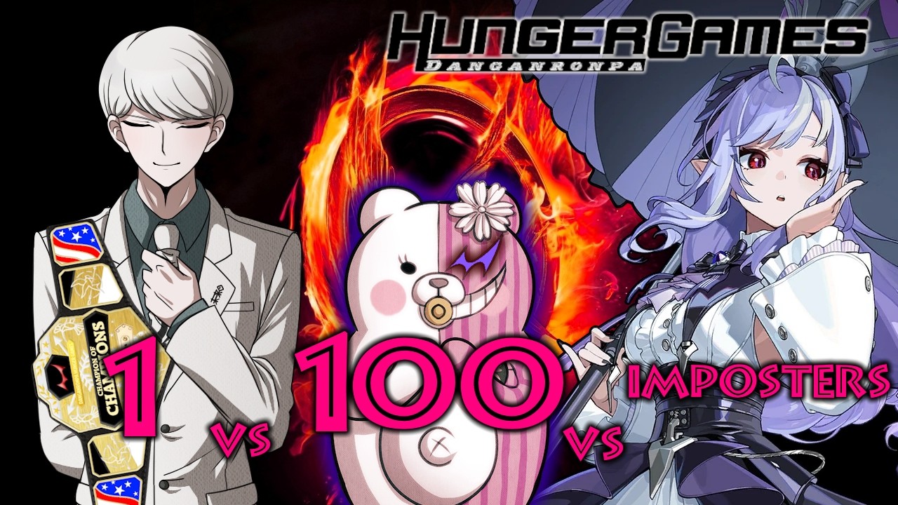 Danganronpa Hunger Games: 1 VS 100 VS... Imposters?!