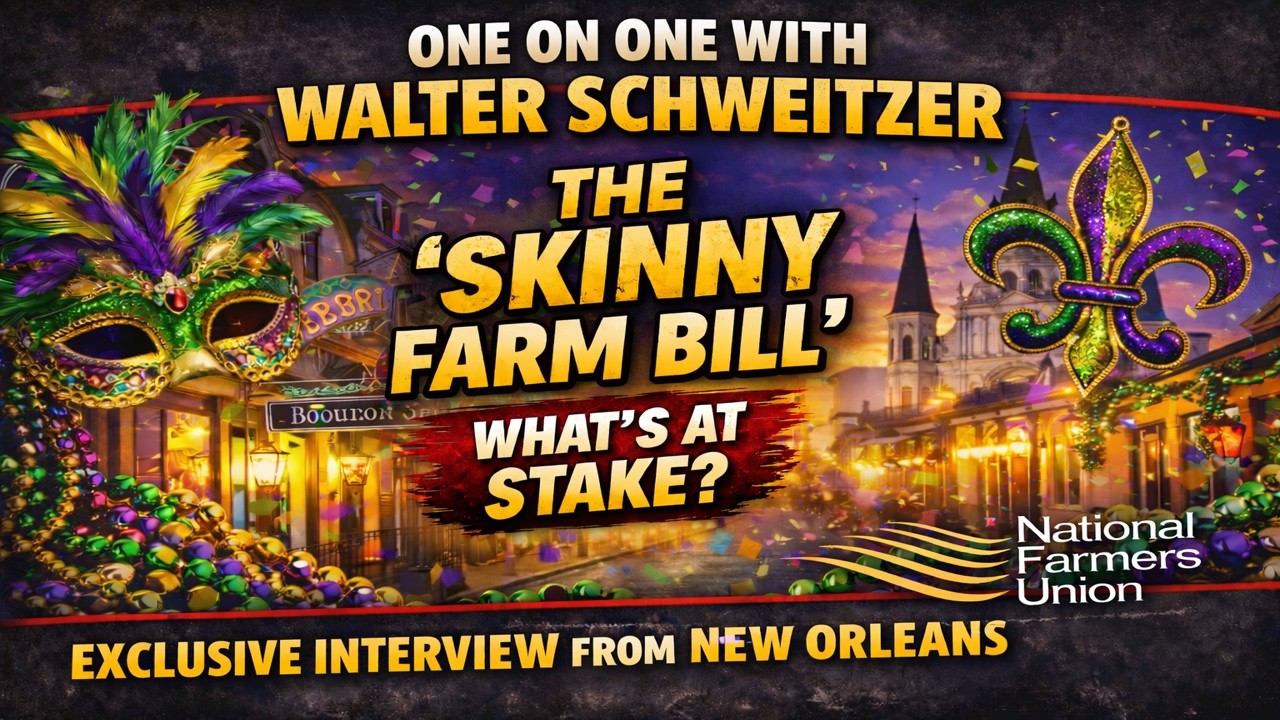 Walter Schweitzer Sounds Off on the “Skinny Farm Bill” at the NFU Convention