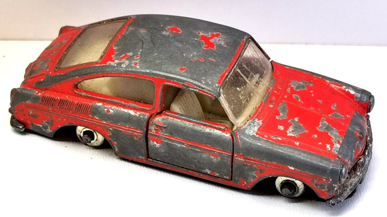Реставрация штатных дисков Volkswagen Matchbox 1600 TL №67. Литая модель.