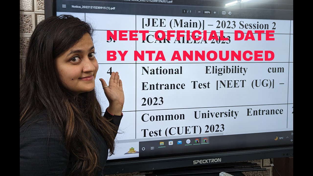 NEET 2023 dates out | Breaking news!!!!😲😲 | CUET 2023 | OFFICIAL NTA UPDATE  | Ambika Ma'am