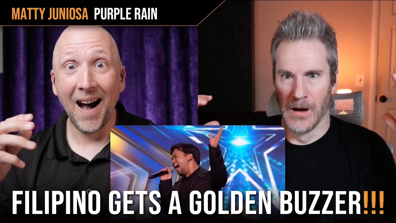Vocal Coach & Songwriter react to Matty Juniosa's GOLDEN 'Purple Rain' on BGT 2026!