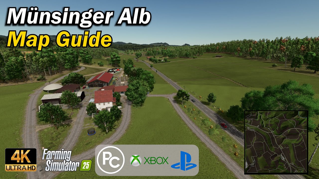 M&uuml;nsinger Alb | Map Guide | Farming Simulator 25