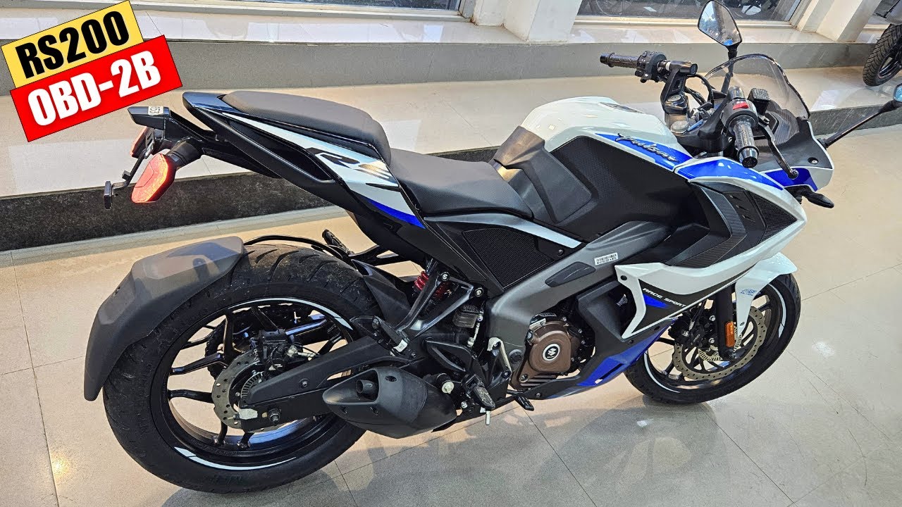 2025 Bajaj Pulsar RS 200 OBD-2B Review - On Road Price & All Colors | Mileage | rs200