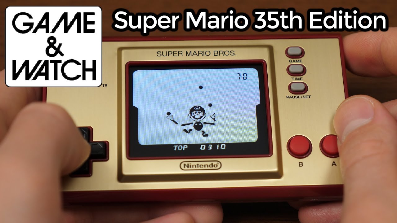 Nintendo Revived The Game & Watch - Super Mario 35th Anniversary Edition (Review & Demo)
