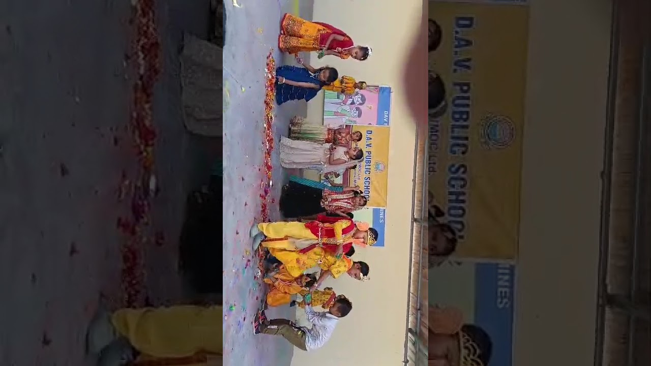 Holi celebration # D.A.V. PUBLIC SCHOOL MAJHGAWAN 2026