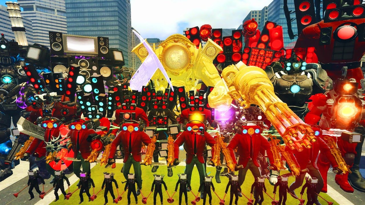 ALL SIZE COMPARISON SPEAKERMAN TITAN VS SKIBIDI TOILET BOSSES, ASTRO JUGGERNAUT VS TITAN SPEAKERMAN