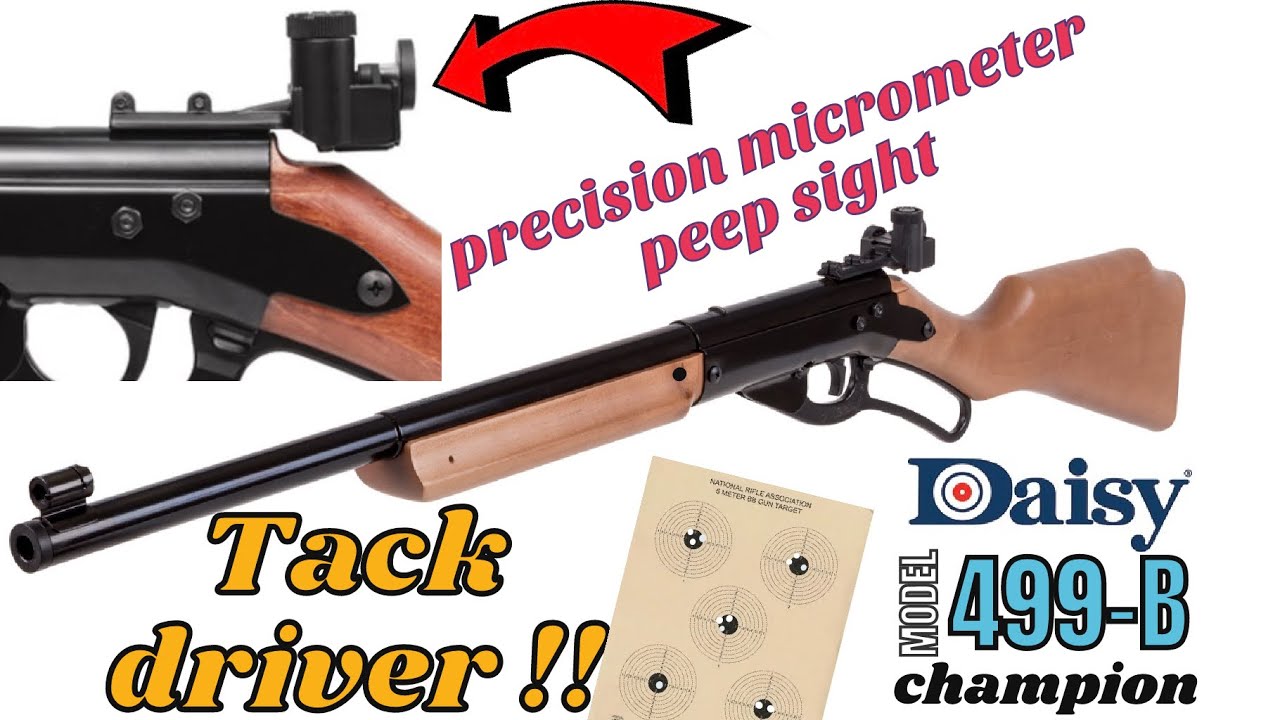 DAISY 499B BEST BB GUN of all time. Incredible accuracy 