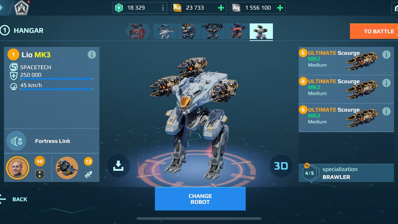 Lio Ultimate Scourge | War Robots Gameplay